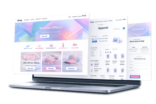 desktop shop template