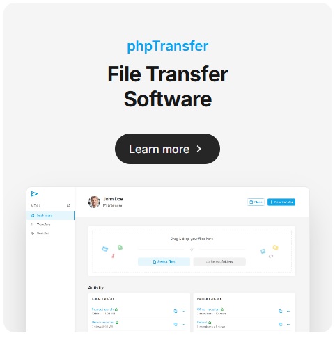 phpTransfer preview example